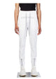 Checker Plate Track Pants - White