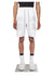 Checker Plate Short - White - Front - CHROMABLE Paris SS19 - White unisex sporty short