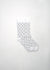 Checker Plate Socks - White - Front - CHROMABLE