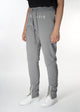 Checker Plate Track Pants - Grey