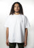Logo Oversize T-shirt - White - Front - CHROMABLE