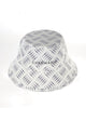 Nylon All Over Bucket Hat - White