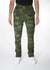 Relaxed Flare Track Pants - Khaki - Front - CHROMABLE